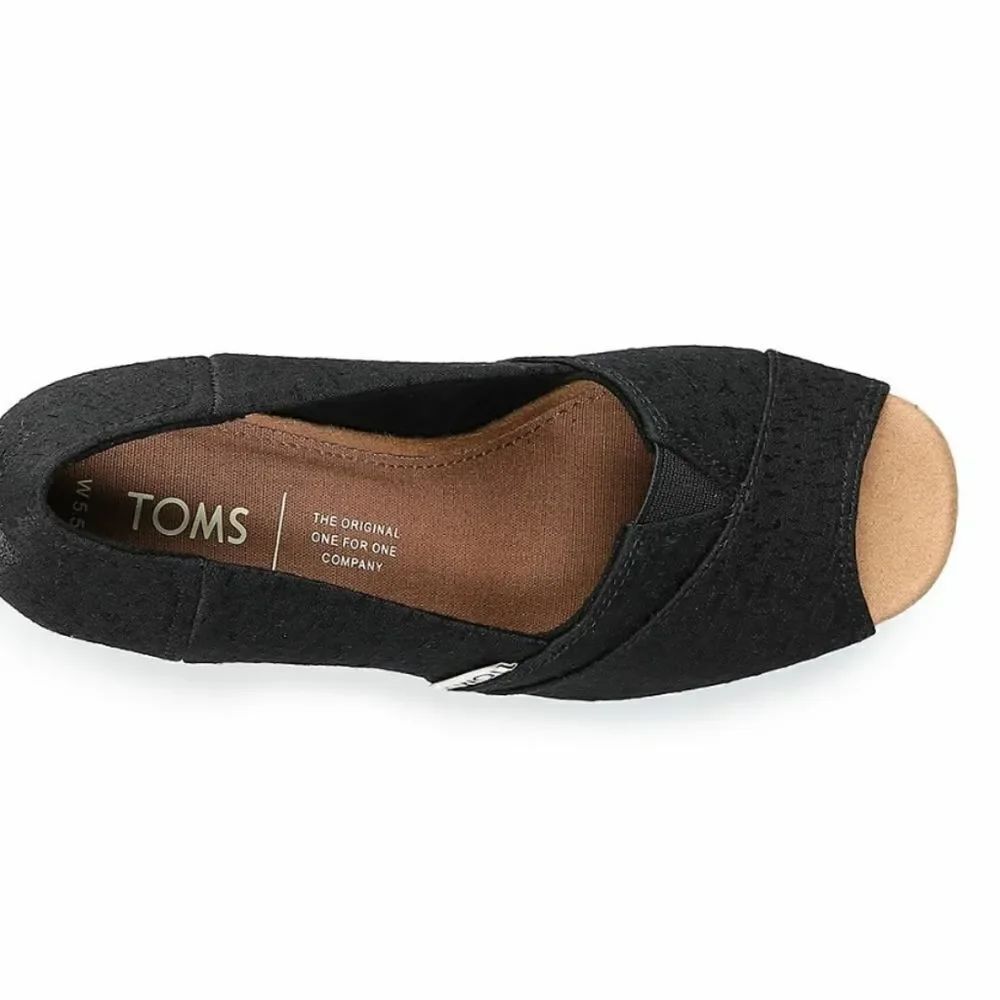 TOMS CLASSIC CANVAS WEDGE SANDAL - Picture 16 of 16